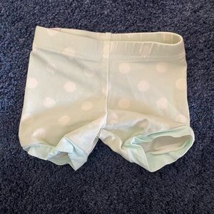 SweetHoney Mint and Polka Dot Biker Shorts